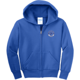 SPF Lacrosse Youth Core Fleece Full-Zip Hooded Sweatshirt